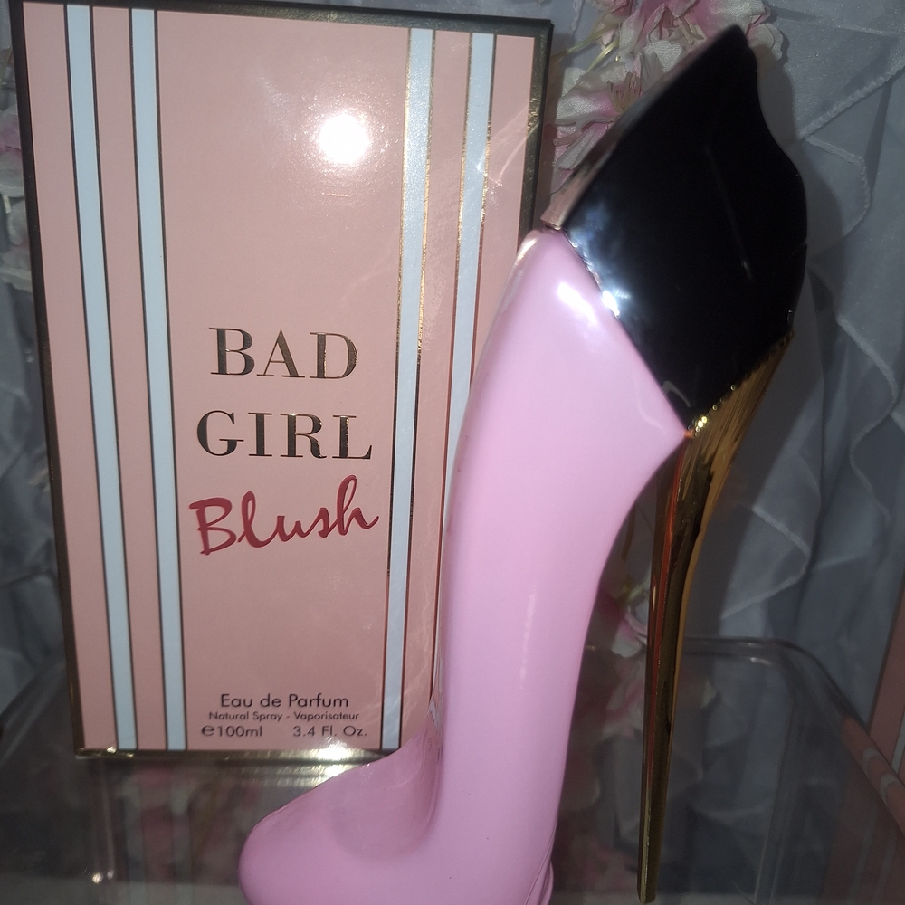 Bad Girl Blush with Pink and Gold Heel Design